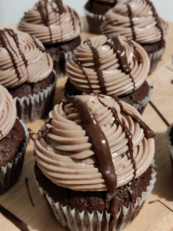 Nutellabombe Cupcakes